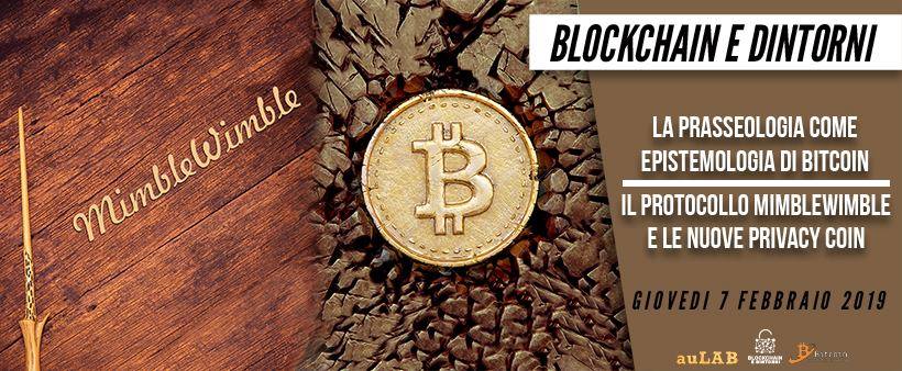 07-02-2019 Blockchain e Dintorni