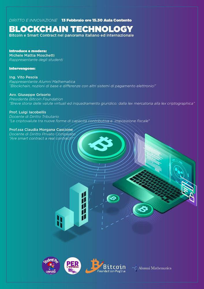13-02-2019 Blockchain Technology Locandina